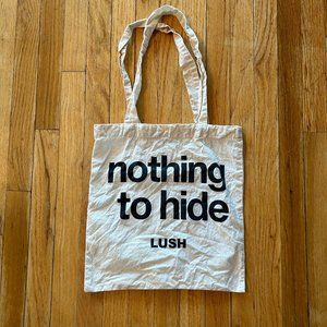 LUSH Limited Edition Nothing to Hide Tote